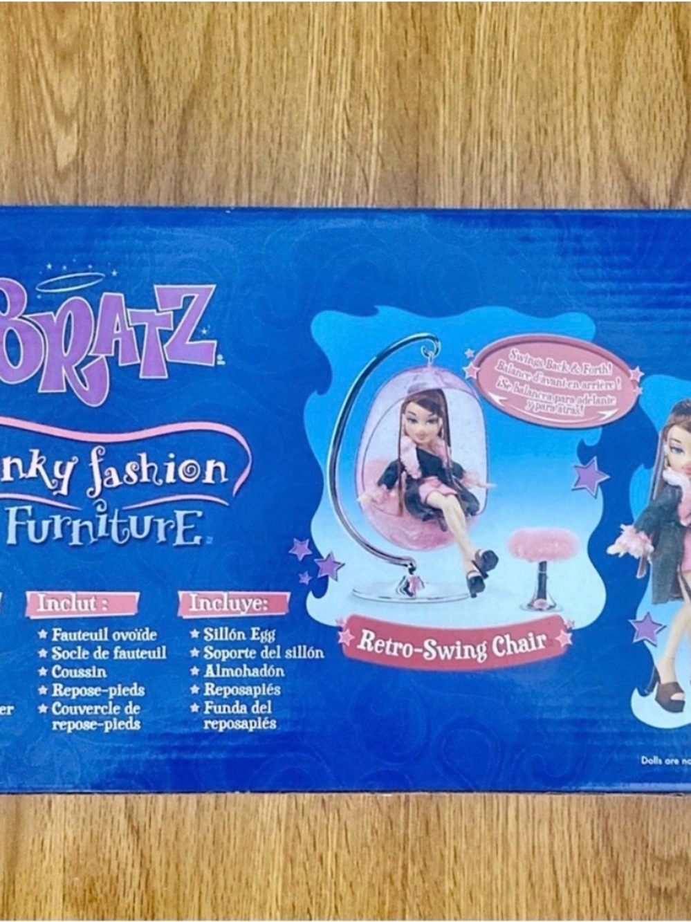 Bratz Funky Fashion Furniture Retro Swing Chair NIB MGA Doll Furniture Pink - Picture 8 of 8